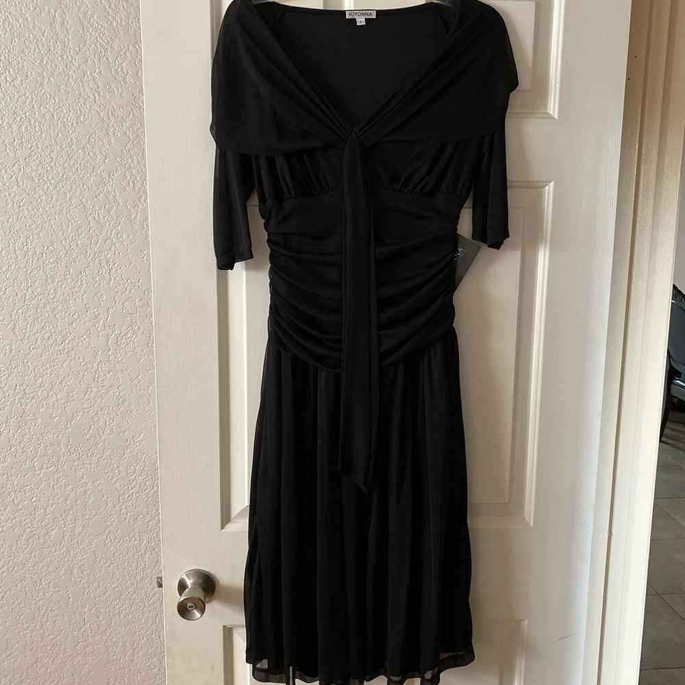 Kiyonna Black Cocktail Dress